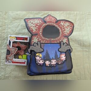 Loungefly Black Stranger Things Backpack